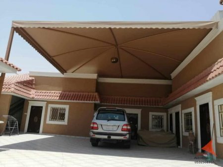 مظلات الرياض جودة العمل النهائي وبجميع اشكالها